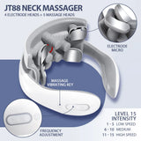 TENS Pulse Neck Massage Household Cervical Spine Massager Wireless Smart Sholder Cervical Massager Heating Muscle Punch Beating