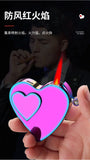 New 520 Love Electric Dual-Use Windproof Lighter Valentine's Day Gift