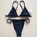 Extreme String Mini Micro Adjustable Strap Bikini Female Swimsuit Swimwear Women Two-Pieces Bikini Set Bather Bathing Suit V516C