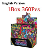 360Pcs Pokemon Trading Card GameCards Prismatic Evolutions Scarlet Violet Pokemon English Booster Battle Transaction Gifts
