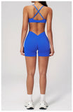 2PCS Yoga Suit Women Tracksuit Sports Bra High Waist Leggings Outfit Gym Set Fitness Athletic Wear Workout Clothes Sportswear