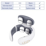 TENS Pulse Neck Massage Household Cervical Spine Massager Wireless Smart Sholder Cervical Massager Heating Muscle Punch Beating