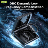 HTC NE80 TWS Wireless Bluetooth Earbuds HiFi Stereo Earphone HD Touch LCD Display Long Battery Life for Travel Business