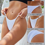 FINETOO 3Pcs/set Women's Cotton Panties Low Waist Bikini Briefs M-2XL Ladies Underwear Female Soft Solid Underpants Lingerie New
