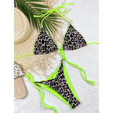 Sexy 7 Colors Halter Brazilian Bikini Female Swimsuit Women Swimwear Two-Pieces Bikini Set Bather Bathing Suit Swim Lady V3860