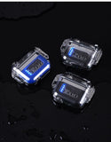 Waterproof Lighter Double Arc Mini Electronic Windproof Lighter Electric Transparent USB Rechargeable Lighters Outdoor Camping