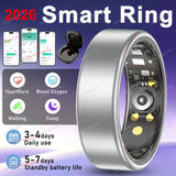 Smart Ring Women Men Heart Rate Blood Oxygen Sleep Health Monitor Camera Control IP68 Waterproof Fashion Sport Ring Holiday Gift