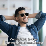 Lenovo Bluetooth5.4 AI Smart Camera Glasses 8K Photo Recording Remote Control Touch Translator Voice Assistant Wireless Sunglass