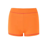 new shoulder letter printed open thread design slim fit hooded zipper short jacket shorts set