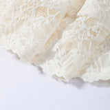 V Neck Halter Lace Mini Skirt Women Fashion Waist Cinched A Line Dress Backless Sleeveless Short Vestidos Summer Lady Dresses