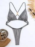 2025 Plaid Extreme Mini Micro Thong Bikini Female Swimsuit Women Swimwear One-pieces Bikini set Bather Bathing Suit Swim Wear