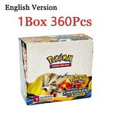 360Pcs Pokemon Trading Card GameCards Prismatic Evolutions Scarlet Violet Pokemon English Booster Battle Transaction Gifts
