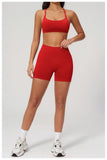 2PCS Yoga Suit Women Tracksuit Sports Bra High Waist Leggings Outfit Gym Set Fitness Athletic Wear Workout Clothes Sportswear
