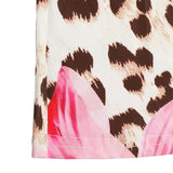 New Women's Dresses Summer Sexy Backless Print Leopard V-Neck Dress Streetwear Fashion Halter Lace-up Female Dresses Clothing