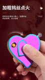 New 520 Love Electric Dual-Use Windproof Lighter Valentine's Day Gift