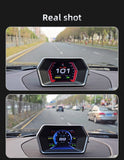 P17 HUD OBD2 GPS On-board Computer Car Electronics Accessories Head Up Display Vehicle Speed Voltage With Overspeed Alarm Gauge