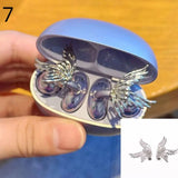 1Pairs Headphone Diameter Buckle Zircon Decorative Headphone Decoration Clip Removable Easy To Install Earbud Accessories