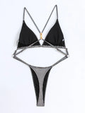 2025 Plaid Extreme Mini Micro Thong Bikini Female Swimsuit Women Swimwear One-pieces Bikini set Bather Bathing Suit Swim Wear