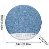 Under Pillow Mini Speaker 5.4 Hifi Stereo Sound Machine White Noise With 30/60/90 Min Timer For Bedroom Sleep