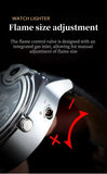 New Trendy Metal Gas Watch Lighter Men Outdoor Windproof Portable Rechargeable Lighter Fashion and Cool Personality Gift