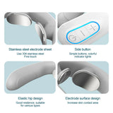 TENS Pulse Neck Massage Household Cervical Spine Massager Wireless Smart Sholder Cervical Massager Heating Muscle Punch Beating