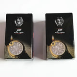 New Trendy Metal Gas Watch Lighter Men Outdoor Windproof Portable Rechargeable Lighter Fashion and Cool Personality Gift