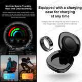 New R11 Smart Ring Men Women LED Display Screen Heart Rate Blood Oxygen Monitoring Waterproof Multi Sports Modes Smartrings