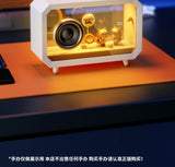 DIY Transparent Bluetooth Speaker RGB Colorful Lighting Computer Subwoofer Desktop Audio with High Volume Display BT AUX Play