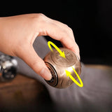 Hot selling Four sided Rotating Gyroscope Decompression Dice Direct Charge Desktop Toy Gift Metal Inflatable Lighter