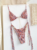ZRTAK Two Piece Suit Bikinis 2026 Women Swimsuit Push Up Bathing Suit Sexy Bikinis Sets Swimwear Print Beachwear Solid Biquinis