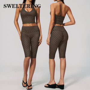 2PCS Yoga Suit Women's Tracksuits Sports Outfits Gym Fitness Set Workout Clothes Female Sports Bra Athletic Wear Yoga Clothing