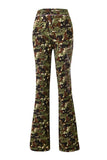 Iamgia New Front Shoulder Slim Fit Letter Printed Open Line Design Slim Fit Hooded Zipper Short Jacket Pants Set