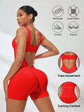 Sexy With V-shaped Exposed Waist Women's Summer Jumpsuits Fitness Daily Wear Casual Yoga Workout Jumpsuits