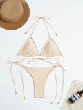 Micro Bikini Thong Women Swimsuits 2026 Sexy Swimwear String Bikini Set Halter Biquini Swim Suits Beachwear Female
