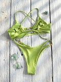 Miyouj Push Up Bikinis New Two Piece Suit 2026 Bathsuit Sexy Bikini Sets Hollow Out Swimsuit String Bathwear Low Waist Swimwear