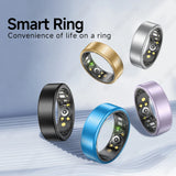 All Size（6-14） Smart Ring for Women Men Healthy Heart Rater Blood pressure Monitor Waterproof Take Photo Control Smartring Sport