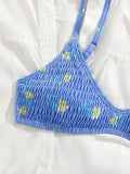 Fashion Bikini Sets Sexy Bikini Women's Two Piece Suit Push Up Swimsuits Bandage Swimwear High Cut Beachwear Print Bathsuit