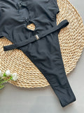 New Sexy High Cut One Piece Swimsuit For Women Hollow Out Swimwear Female Bodysuit Monokini Backless Bathing Suit Beachwear
