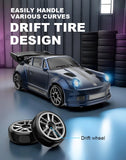 1/64 Scale Drift RC Car 2.4G Desktop Mini Racing Model with ESP 4WD Remote Control Vehicle Toy For Adults Kids Ideal Gift