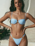 ZRTAK Two Piece Suit Bikinis 2026 Women Swimsuit Push Up Bathing Suit Sexy Bikinis Sets Swimwear Print Beachwear Solid Biquinis
