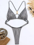 Sexy Extreme Mini Micro String Women Swimwear One Piece Swimsuit Female Cross Backless Monokini High Cut Bathing Suit Swim Lady