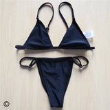 Extreme String Mini Micro Adjustable Strap Bikini Female Swimsuit Swimwear Women Two-Pieces Bikini Set Bather Bathing Suit V516C