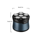 Solimpia 6-Blade Electric Shaver for Man Portable Magnetic Charging Bald Head Trimmer Multi-Functional Shaving Machine
