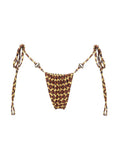 Zrtak Sexy Thong Bikinis Print Swimsuit Women Swimwear Triangle Bathing Suits Summer Bikini Set Bandage Beachwear New Bikini