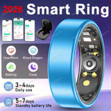 Smart Ring Women Men Heart Rate Blood Oxygen Sleep Health Monitor Camera Control IP68 Waterproof Fashion Sport Ring Holiday Gift