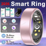 Smart Ring Women Men Heart Rate Blood Oxygen Sleep Health Monitor Camera Control IP68 Waterproof Fashion Sport Ring Holiday Gift