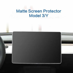15 Inch Tempered Glass For Tesla Model 3 Y Center Control Navigation Screen Glass Film 9H Matte Anti Fingerprint Accessory