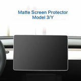 15 Inch Tempered Glass For Tesla Model 3 Y Center Control Navigation Screen Glass Film 9H Matte Anti Fingerprint Accessory