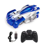 Mini Wall Climbing RC Car With LED Lights Remote Control 360 Degree Rotation Gravity Induction Racing Car Gift Toys for children
