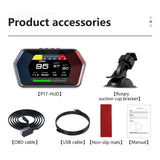 P17 HUD OBD2 GPS On-board Computer Car Electronics Accessories Head Up Display Vehicle Speed Voltage With Overspeed Alarm Gauge